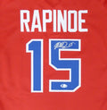 Team USA Megan Rapinoe Autographed Red Jersey Beckett BAS Stock #155791