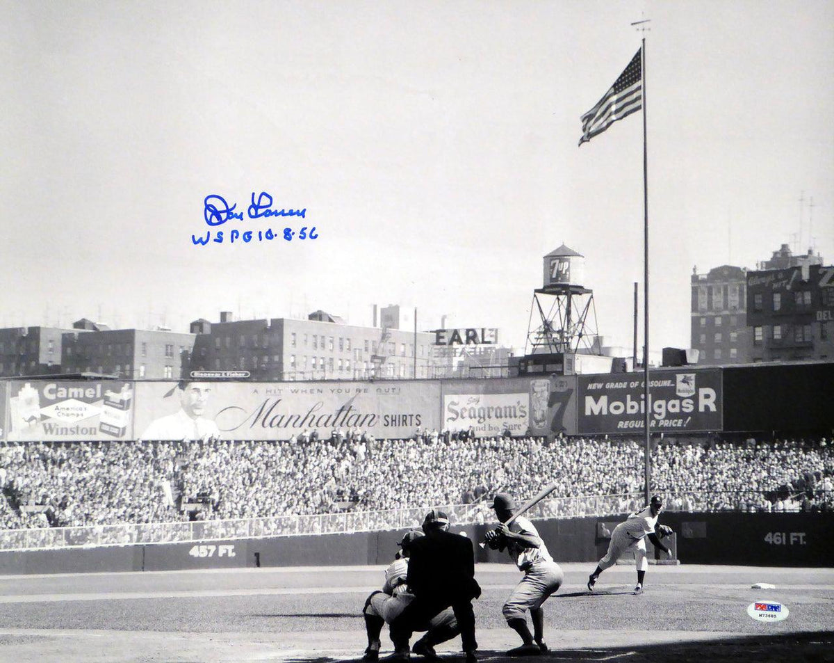 Don Larsen Autographed 16x20 Photo New York Yankees "WSPG 10-8-56" PSA/DNA Stock #16853