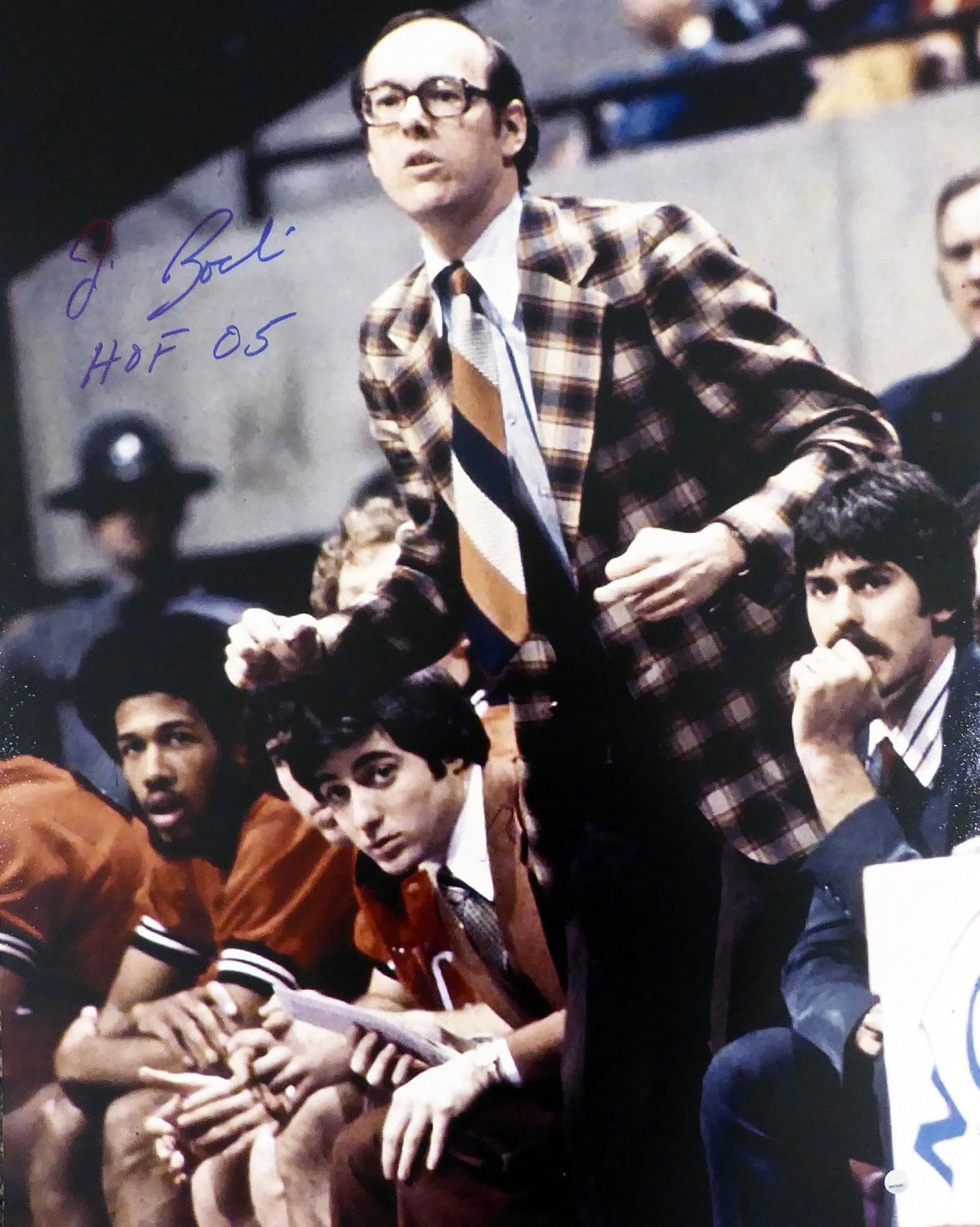 Jim Boeheim Autographed 16x20 Photo Syracuse Orange "HOF 05" Steiner Stock #185794