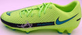Mason Mount Autographed Green Nike Phantom Cleat Shoe Chelsea F.C. Size 10.5 Beckett BAS #K06297