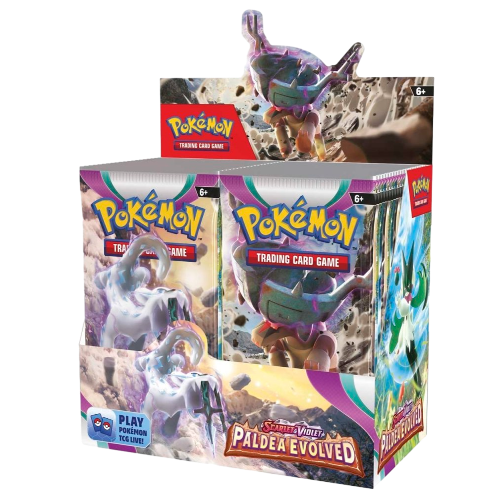 Paldea Evolved Booster Boxes & Cases (1 Sealed Booster Box (36 Packs) (Order 6 for Sealed Case))