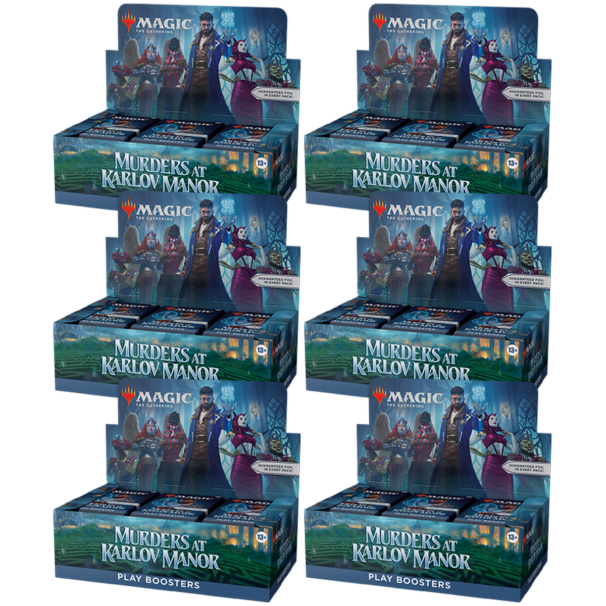 MTG: Murders at Karlov Manor Play Booster Case - 6 Boxes