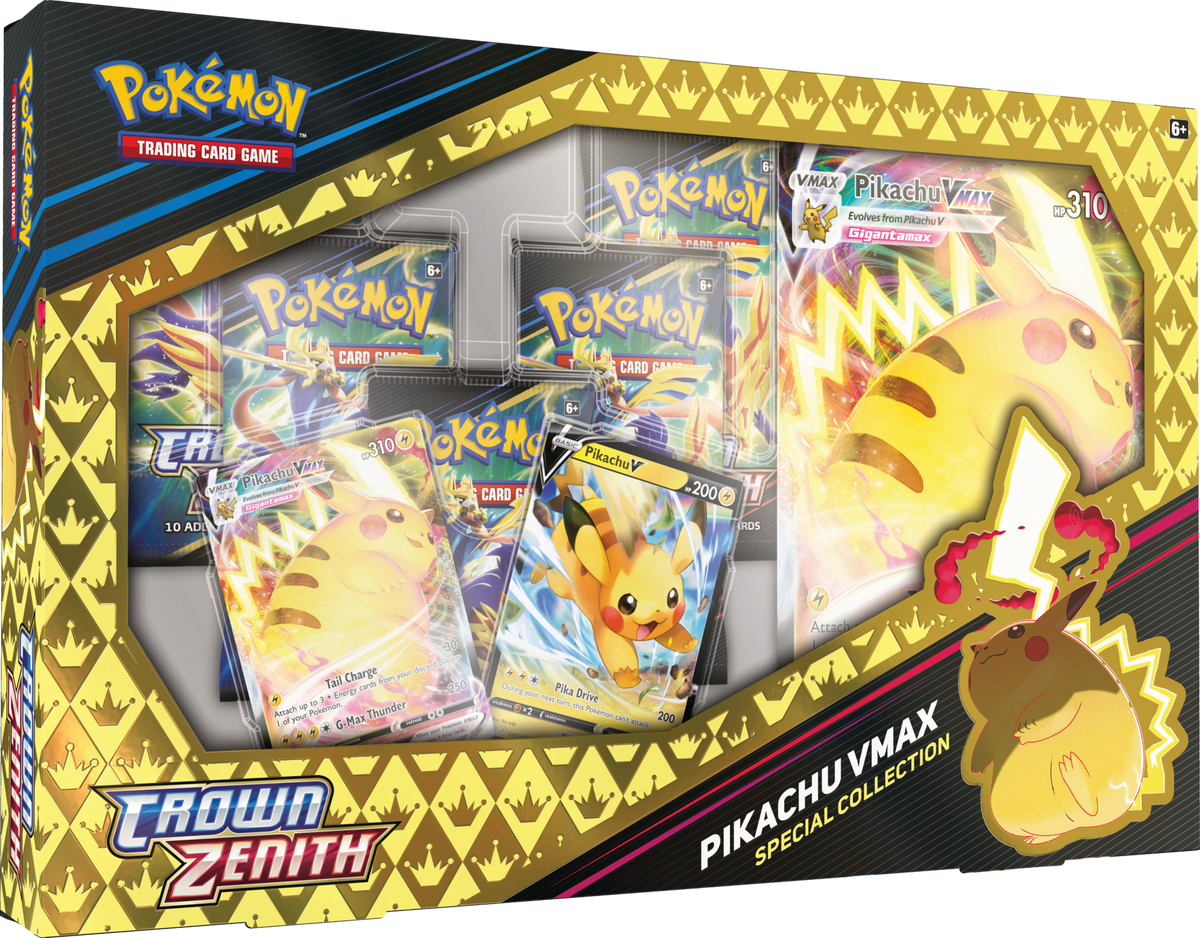 Sword & Shield: Crown Zenith - Pikachu VMAX (1 Box)