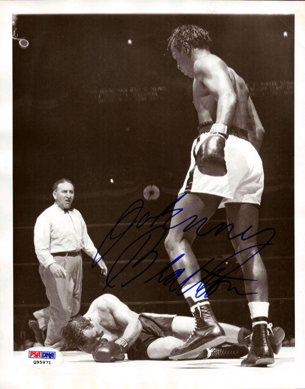 Johnny Bratton Autographed 7x9 Wire Photo PSA/DNA #Q95971