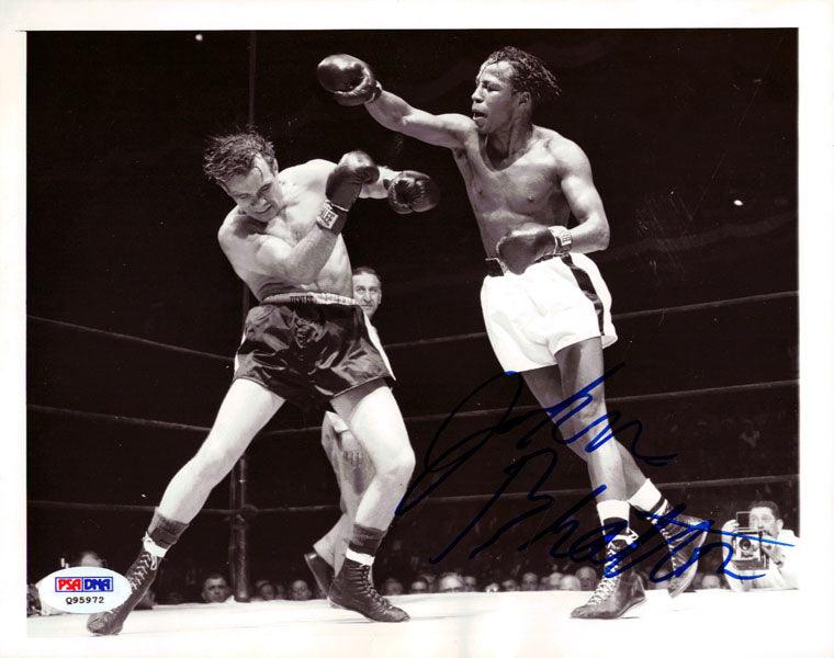 Johnny Bratton Autographed 7x9 Wire Photo PSA/DNA #Q95972