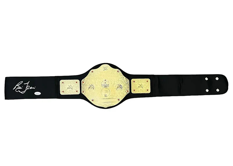Ric Flair Signed WWE Toy Wrestling Belt Wrestling Collectible (JSA)
