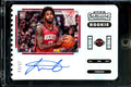 2022/23 Panini Contenders Tari Eason Rookie Variation Ticket Stub Auto /17 Rockets