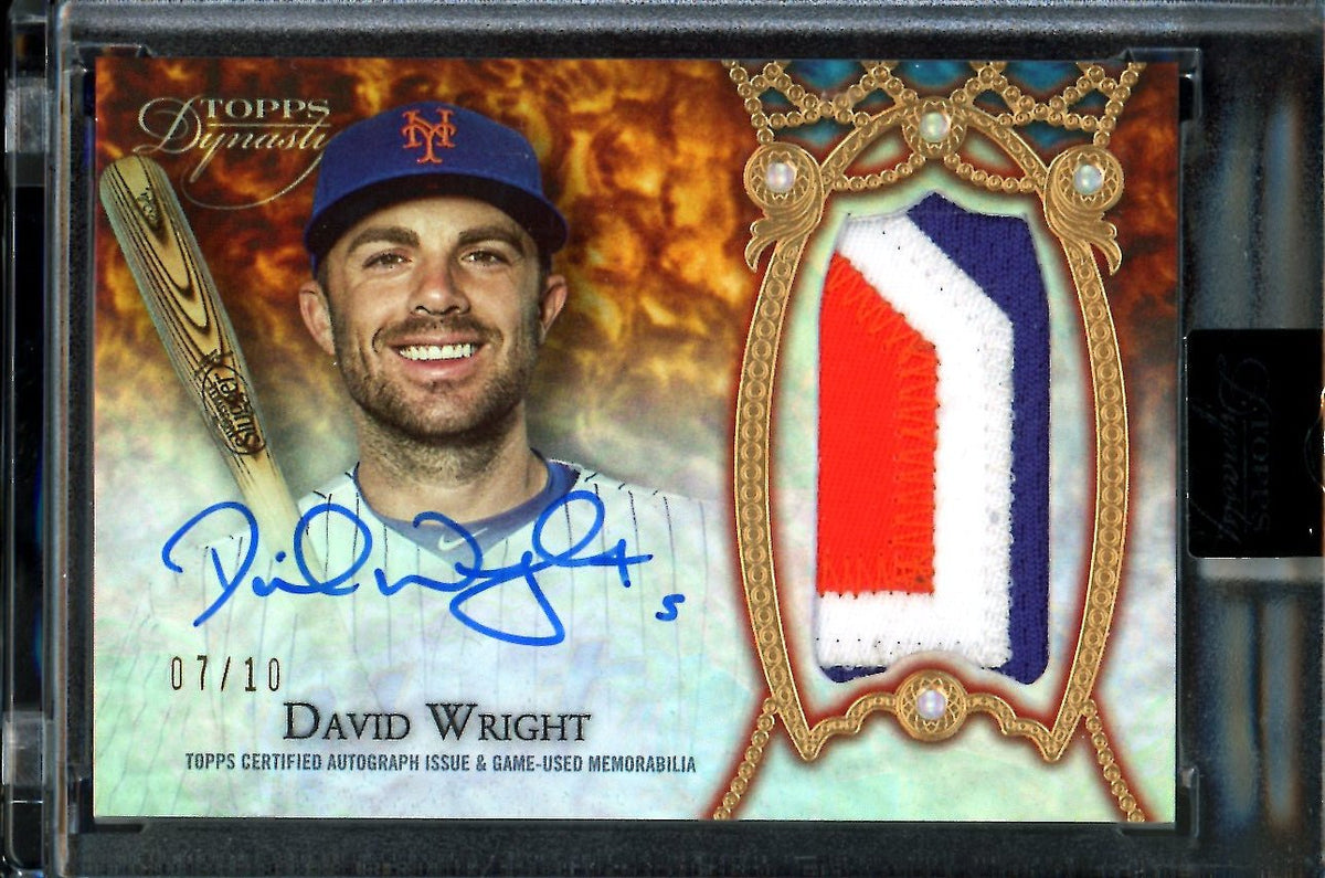 2022 Topps Dynasty David Wright Patch Auto /10 Mets