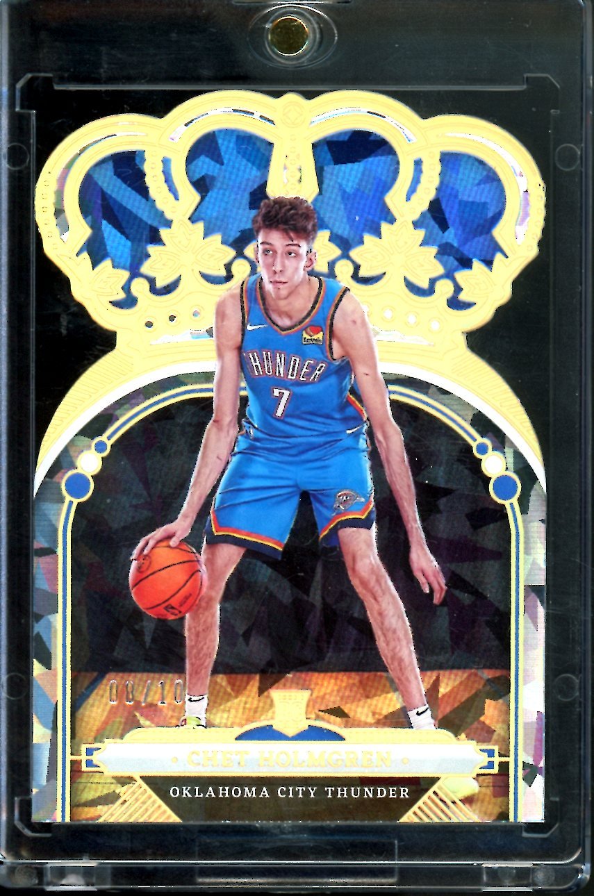 2022/23 Panini Crown Royale Chet Holmgren Rookie Gold /10 Thunder
