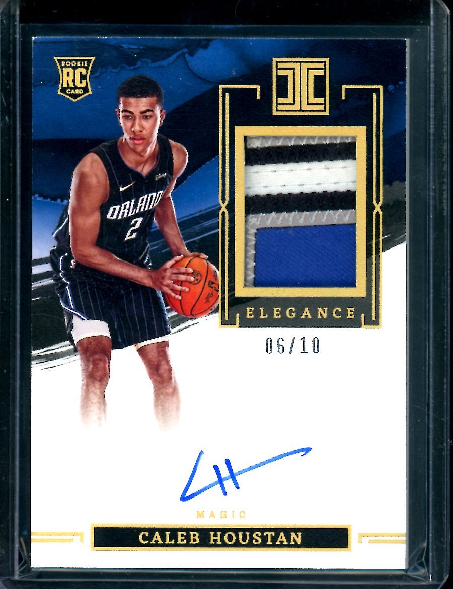 2022/23 Panini Impeccable Caleb Houstan Rookie Auto Elegance RPA /10 Magic