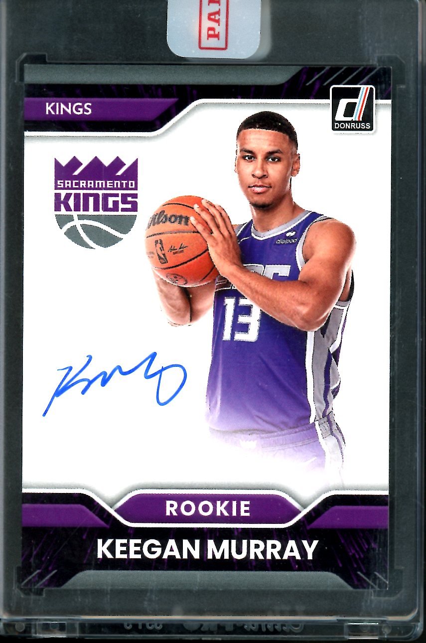 2022/23 Panini Donruss Keegan Murray Rookie Next Day Auto Kings