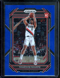 2022/23 Panini Prizm Shaedon Sharpe Rookie Blue /199 Rockets