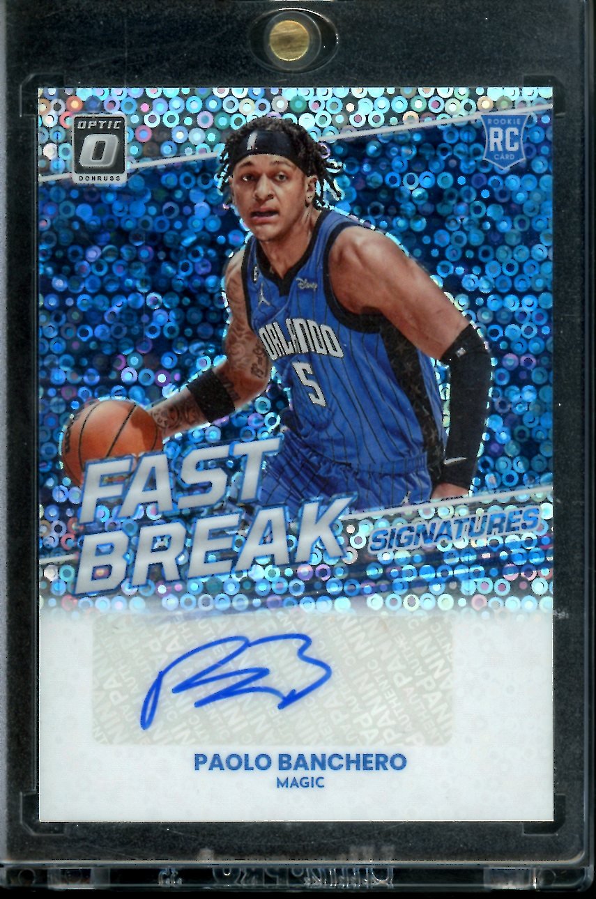 2022/23 Panini Optic Paolo Banchero Rookie Fast Break Auto Magic