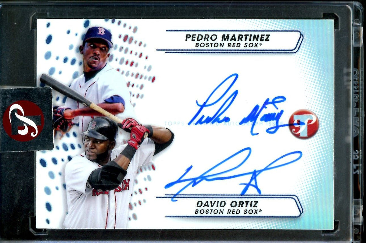 2023 Topps Prestine Pedro Martinez/David Ortiz Dual Auto /25 Red Sox