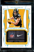 2022 Panini National Treasures Pat Freiermuth Framed Fabric Laundry Tag 1/1 Steelers