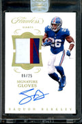 2018 Panini Flawless Saquon Barkley Rookie RPA Signature Gloves /25 Giants