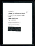 2023 Panini Immaculate Collgeiate Dontayvion Wicks Rookie RPA 1/1 Redemption Packers