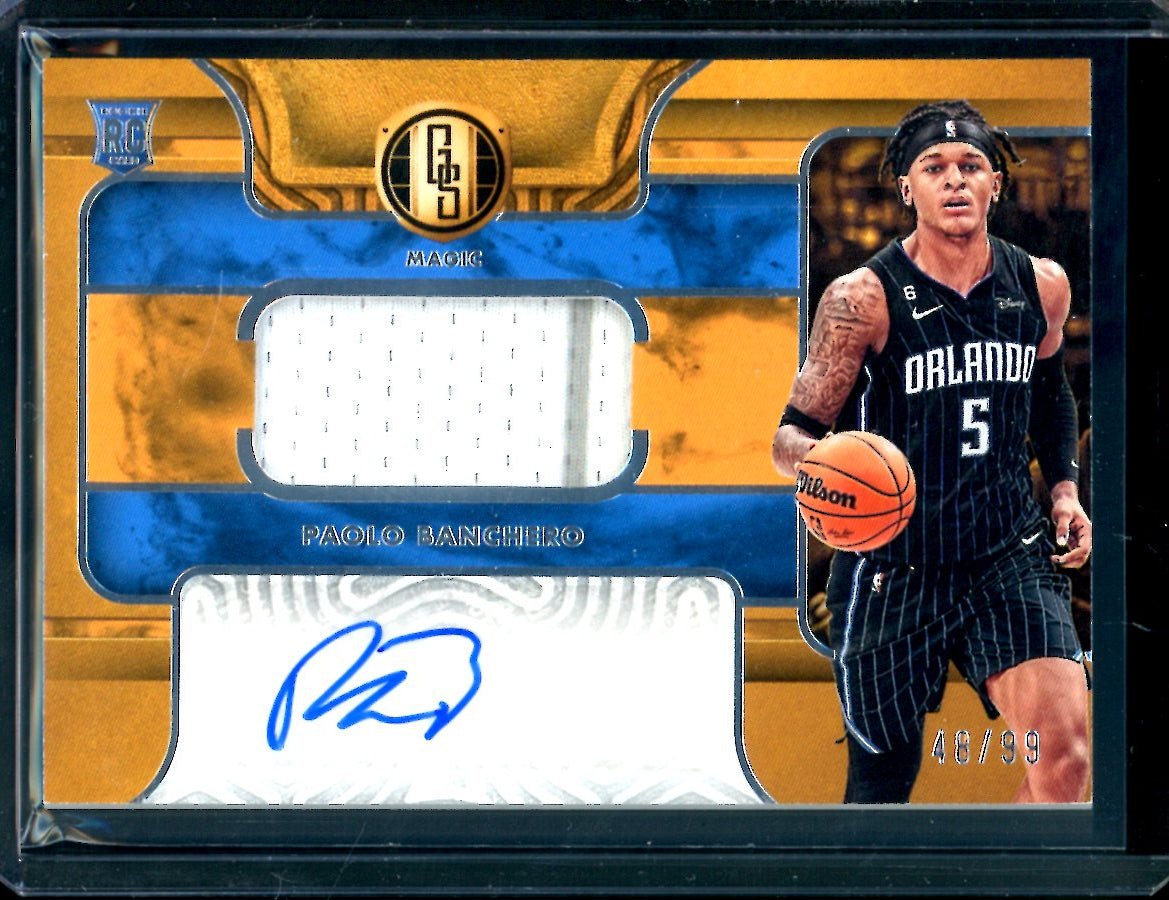 2022-23 Panini Chronicles Gold Standard Paolo Banchero Rookie RPA /99 Magic