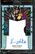2022 Panini One Kenny Pickett Rookie Fractal RPA /50 Steelers