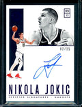 2018-19 Panini Encased Nikola Jokic Scripted Signatures Auto /15 Nuggets