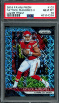 2018 Panini Prizm Patrick Mahomes Lazer Prizm PSA 10 Chiefs