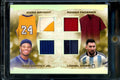 2023 Leaf Ultimate Soccer Kobe Bryant/Ken Griffey Jr./Roger Federer/Lionel Messi Quad Memorabilia /8