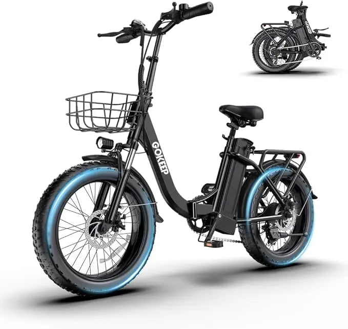 1300W Folding Electric Bike for Adults, 75 Miles PAS Range, 48V13Ah Removable Lithium Battery Front Suspension Electric Bicycle (green 48V13Ah / 7-Speed / China Mainland)
