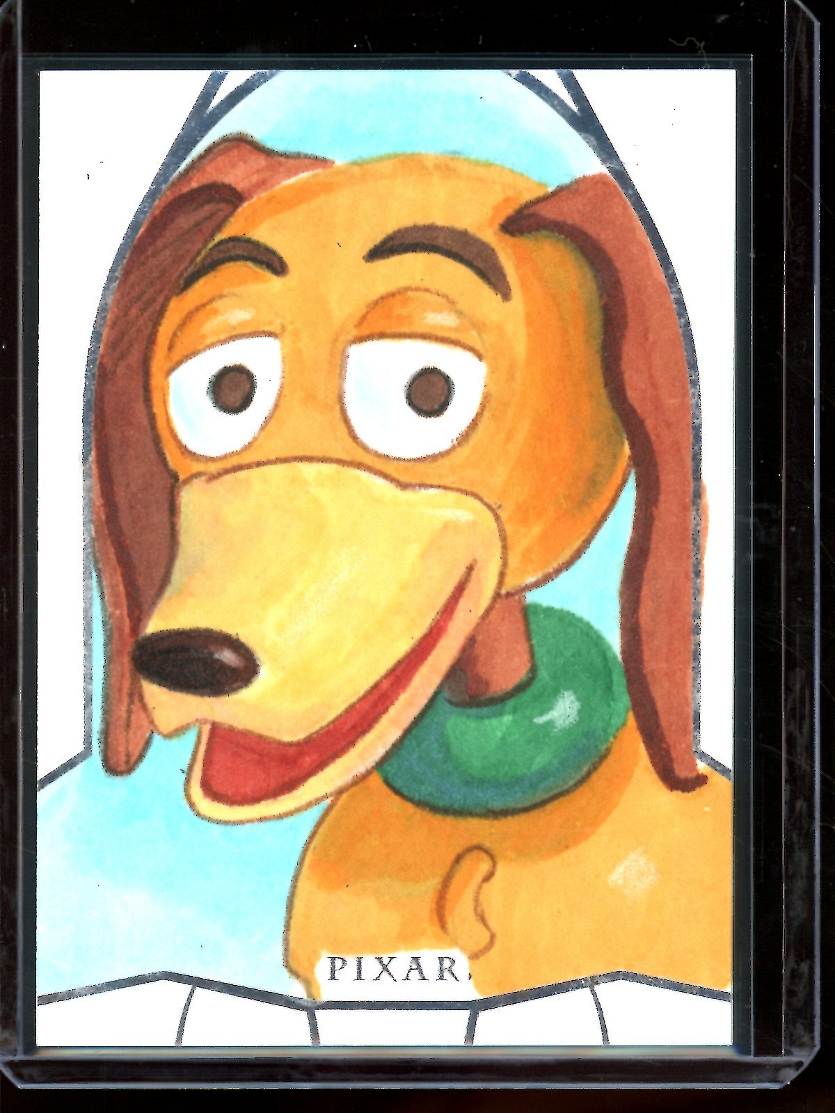 2025 Topps 30 Years of Toy Story Slinky 1/1 Sketch Card Frank Sansone