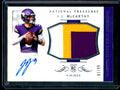 2024 Panini National Treasures JJ McCarthy Crossover Rookie Patch Autograph /99 Vikings