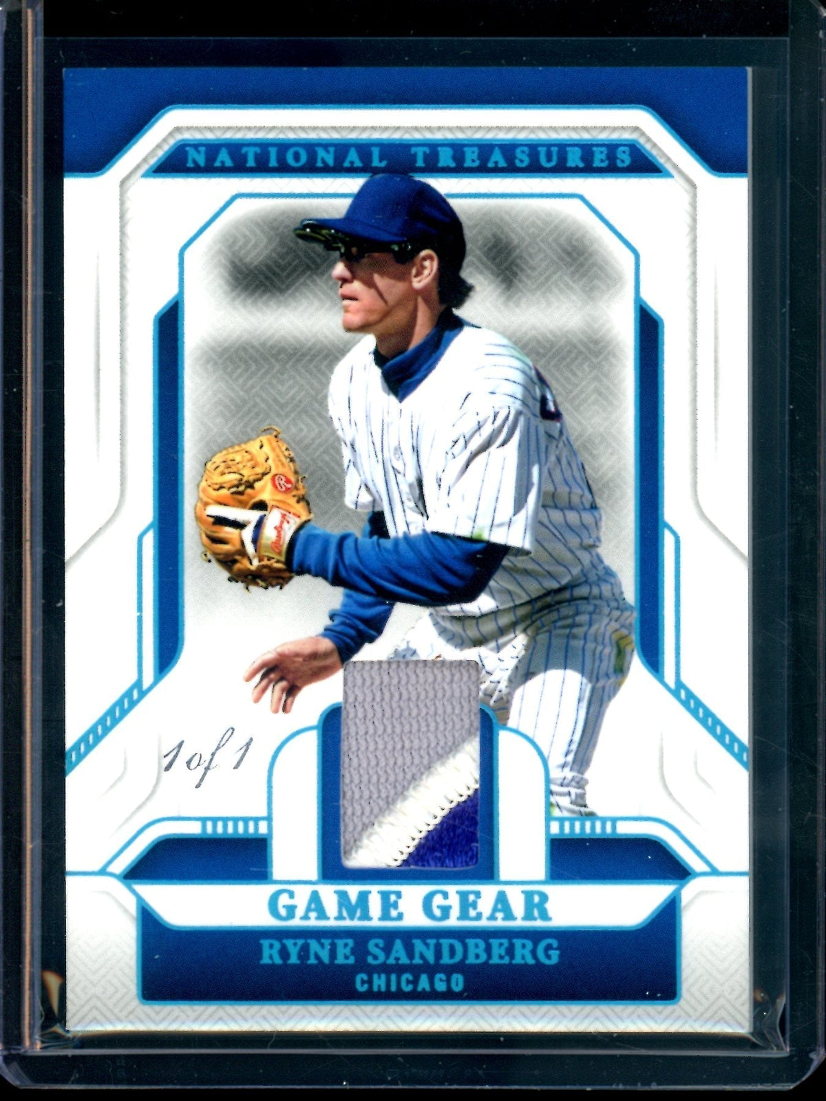 2025 Panini National Treasures Ryne Sandberg Game Gear Relic 1/1 Cubs