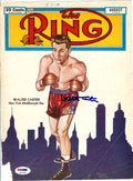 Walter Cartier Autographed The Ring Magazine Cover PSA/DNA #S47505