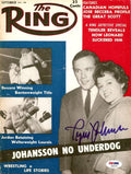 Ingemar Johansson Autographed The Ring Magazine Cover PSA/DNA #S49209