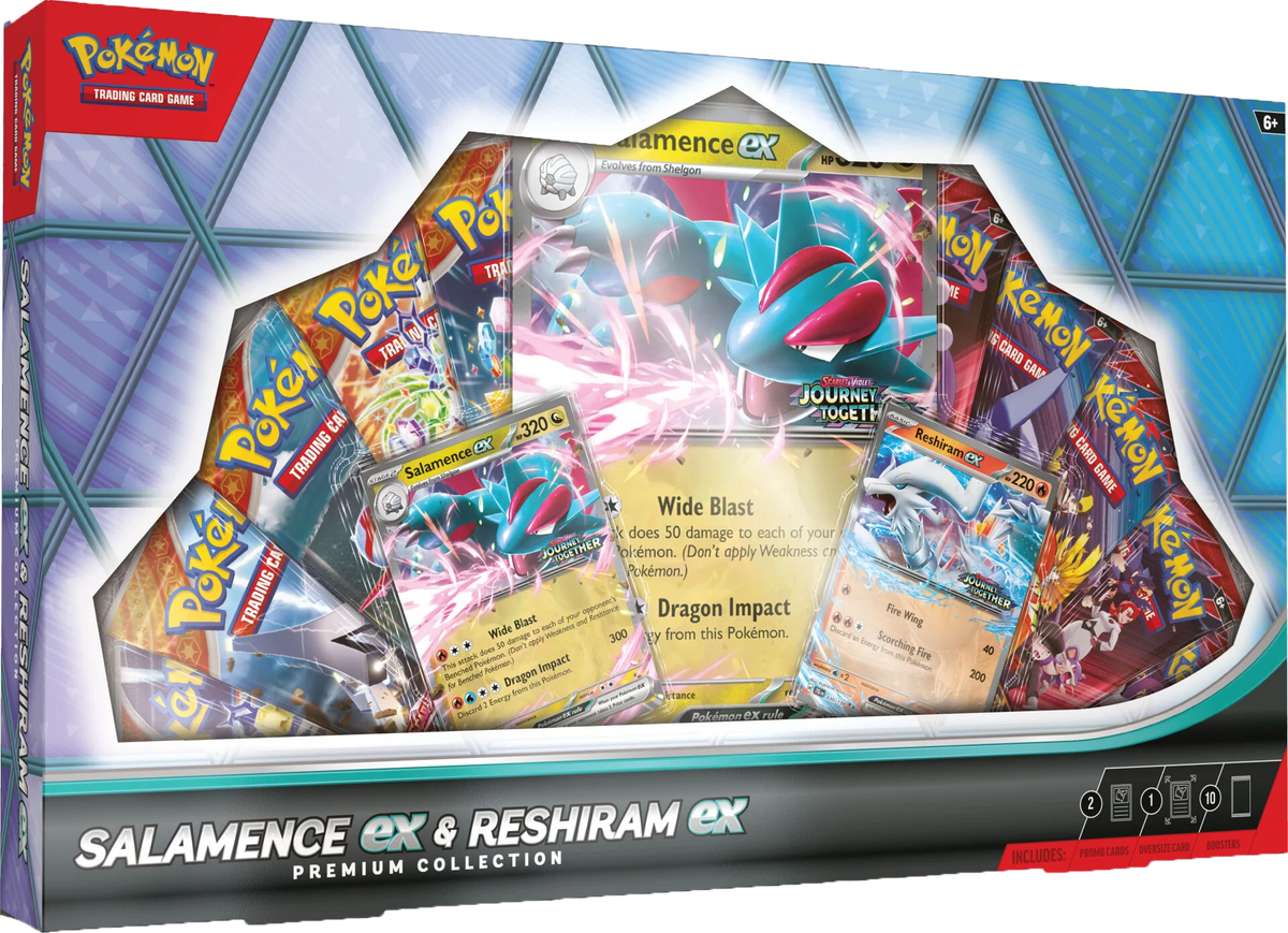 Salamence ex & Reshiram ex Premium Collection (1 Box)