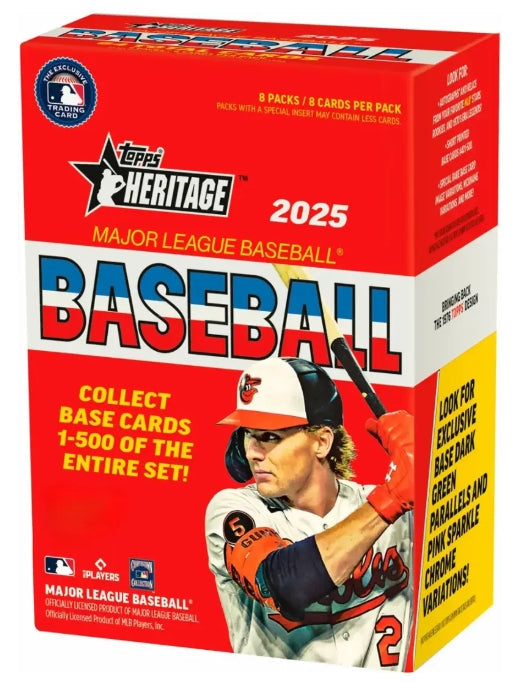 2025 Topps Heritage Baseball Blaster 40 Box Case