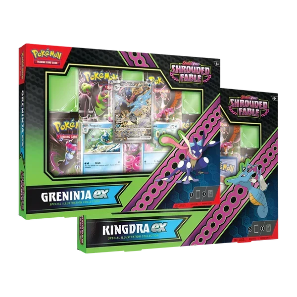 Pokémon TCG: Scarlet & Violet - Shrouded Fable - Special Illustration Collection (Kingdra ex & Greninja ex) (2 Boxes (1 of Each))