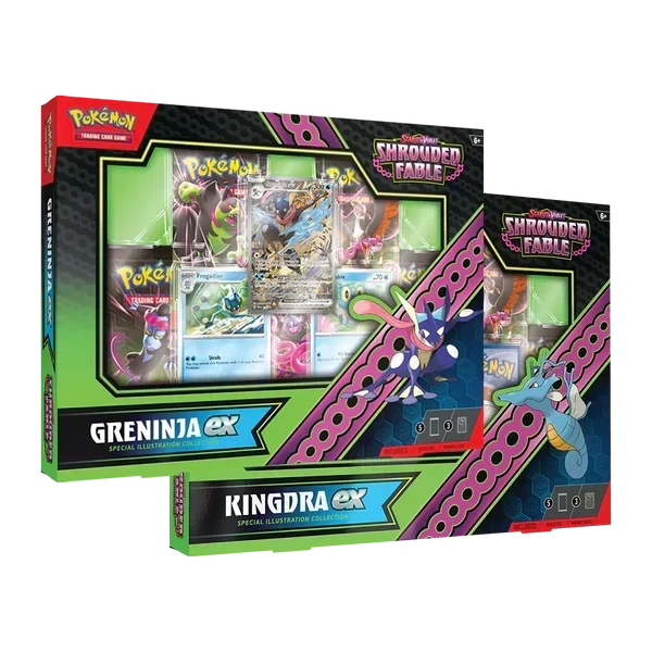 Pokémon TCG: Scarlet & Violet - Shrouded Fable - Special Illustration Collection (Kingdra ex & Greninja ex) (2 Boxes (1 of Each))