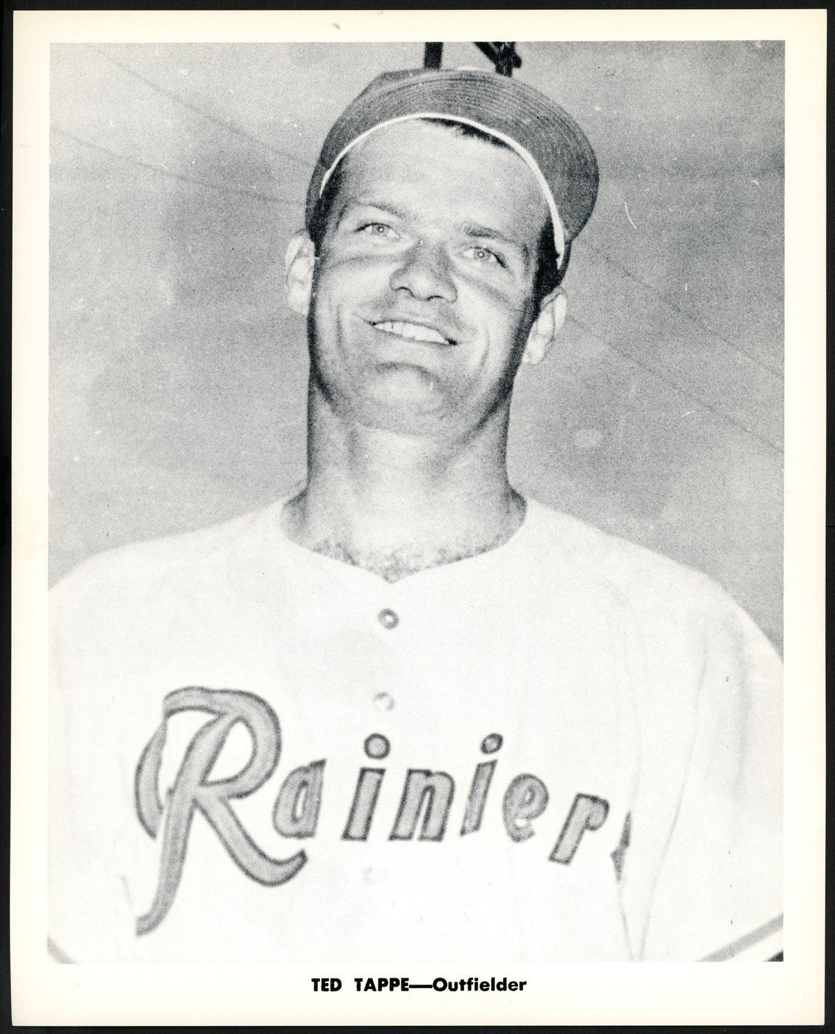 Ted Tappe 1956-59 Seattle Rainiers Popcorn 8x10 Premium Card SKU #151552