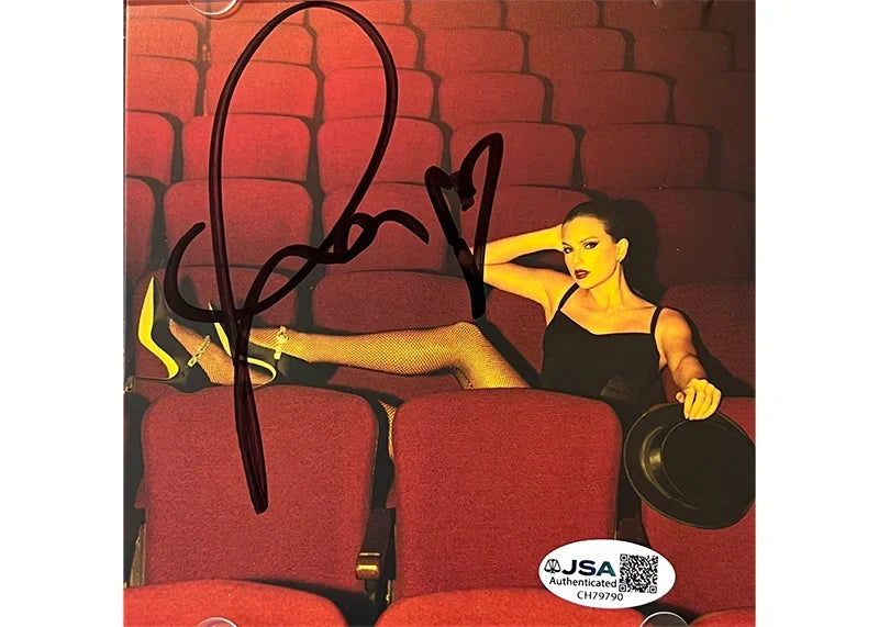 Taylor Swift Signed The Life of a Showgirl CD Insert Pose 3 (JSA)