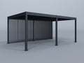 12'x20' Grand Tuscan with (6) 10' Fixed Vertical Deco Panels