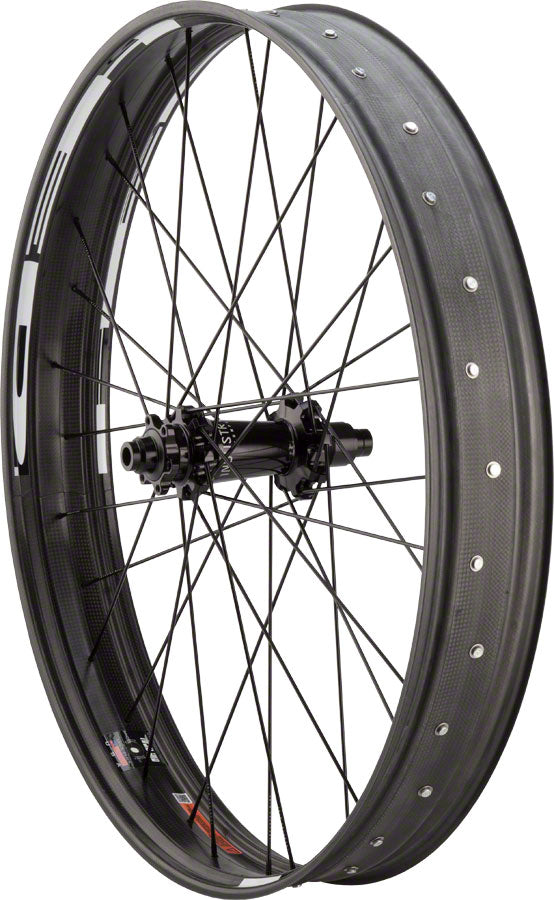 Industry Nine Big Rig Rear Wheel (85 26" Disc Fat Bike Carbon Wheel 12mm x 197mm SRAM XD Driver Black)