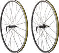 Ritchey WCS Zeta  Wheelset (Road Wheelset 700C QRx100 Front/QRx130 Rear Shimano Freehub Tubeless Ready Black)