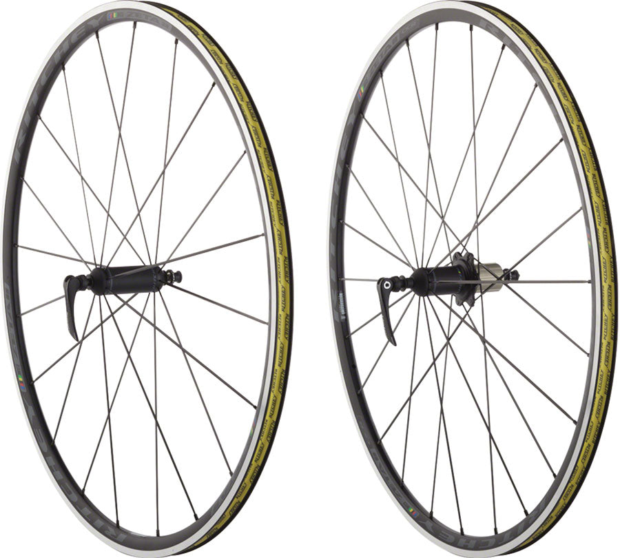 Ritchey WCS Zeta  Wheelset (Road Wheelset 700C QRx100 Front/QRx130 Rear Shimano Freehub Tubeless Ready Black)