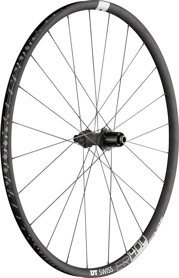 DT Swiss ER1400 Spline Rear Wheel (ER 1400 DiCut - 700 12 x 142 Center-Lock HG 11 Black)