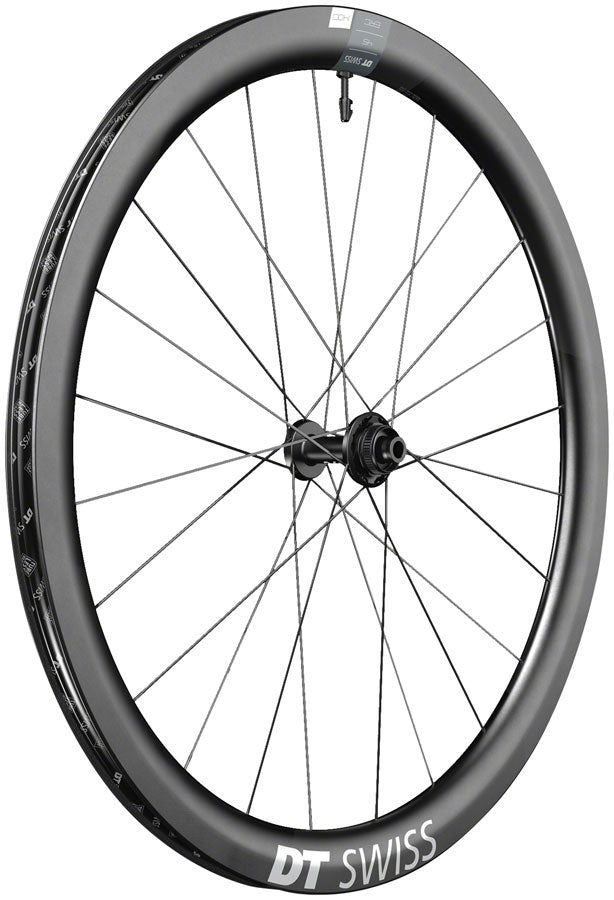 DT Swiss ERC 1400 DiCut Front Wheel (35 - 700c 12 x 100mm Center-Lock Black)