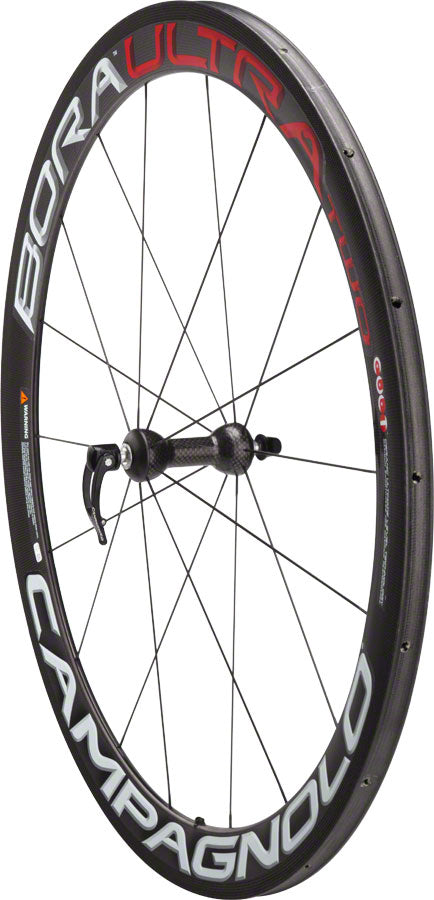 Campagnolo Bora Ultra Two (Front Wheel Tubular & Brake Pads)