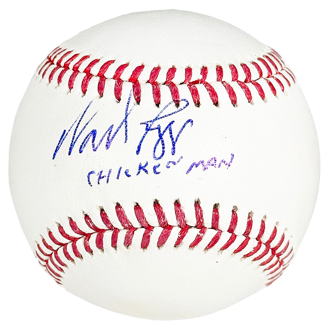 Wade Boggs Signed Chicken Man! Inscription Rawlings Official Major League Baseball (Fanatics/MLB)