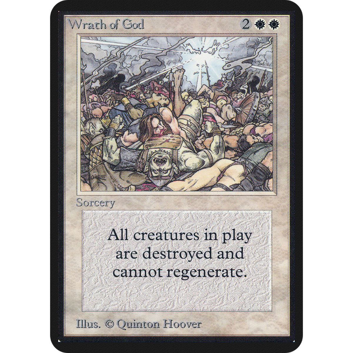 Wrath of God [Limited Edition Alpha] (Near Mint)