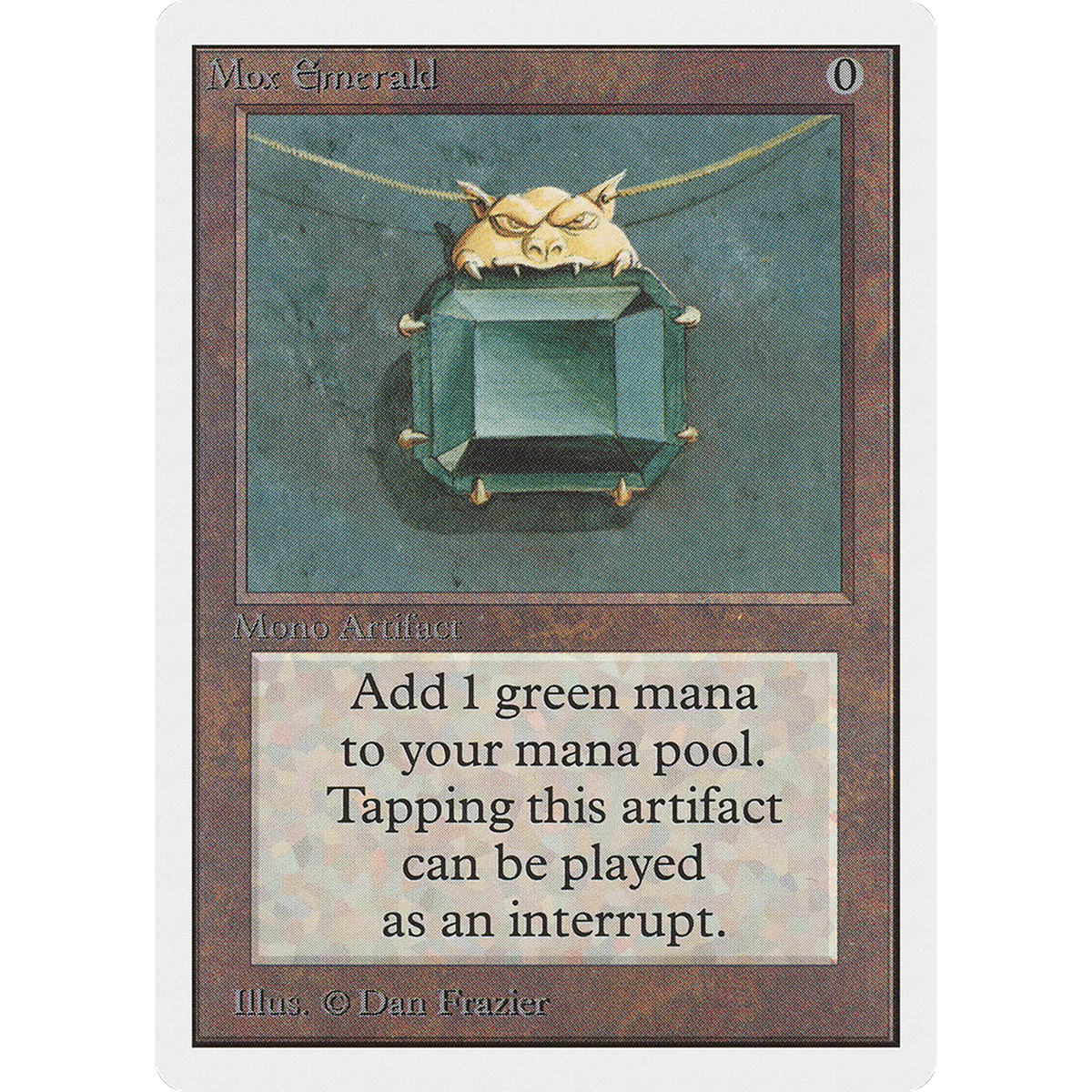 Mox Emerald [Unlimited Edition] (Moderately Played)