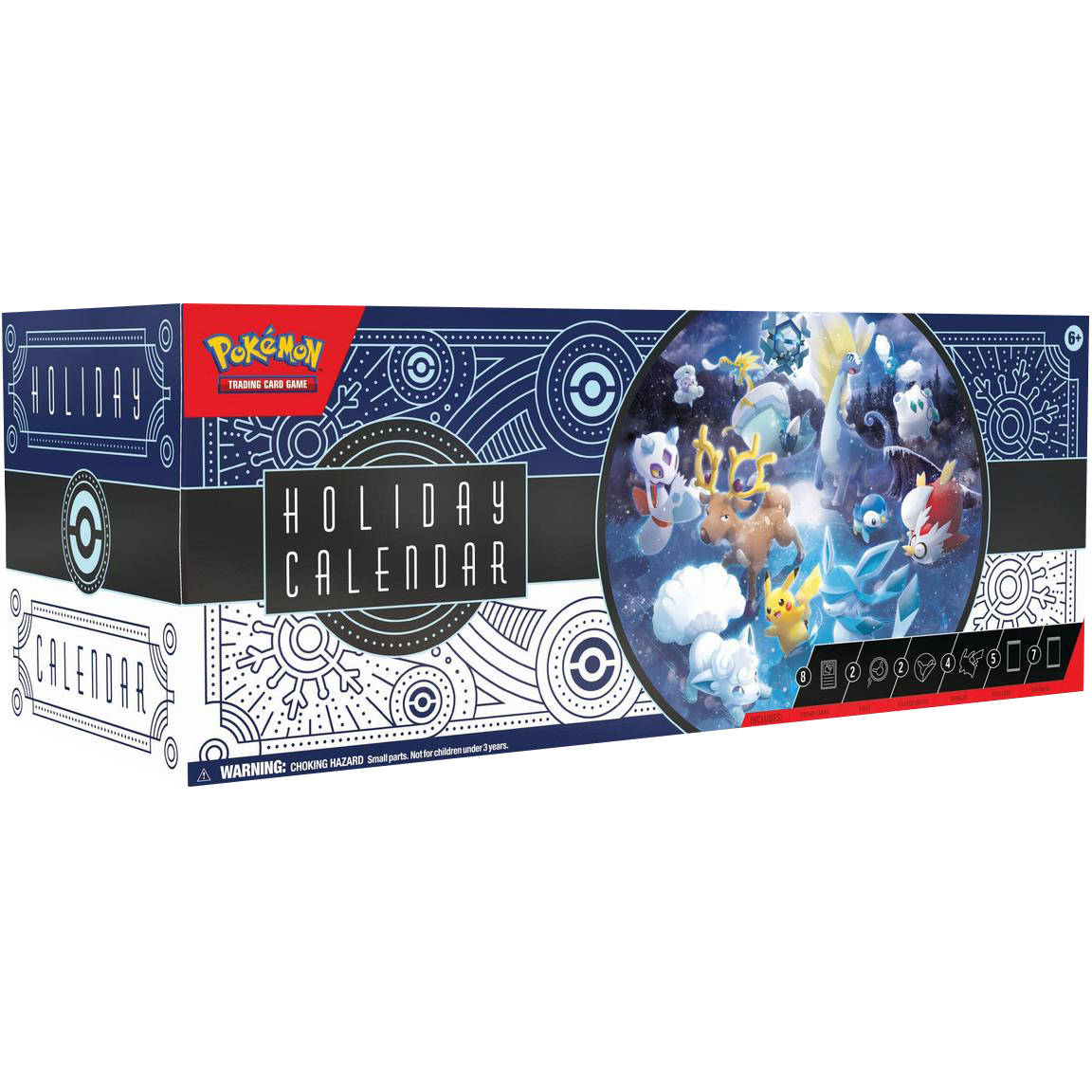 Pokemon Trading Card Game: Holiday Advent Calendar 2023 - 25 Days of Suprises - Includes Stamped Promo Cards, Packs & More! (1 Holiday Calendar)
