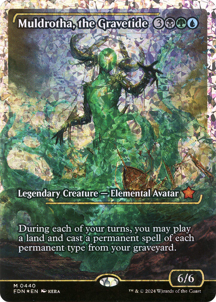 Muldrotha, the Gravetide (FDN-440) - Foundations: (Showcase) Foil (Near Mint)